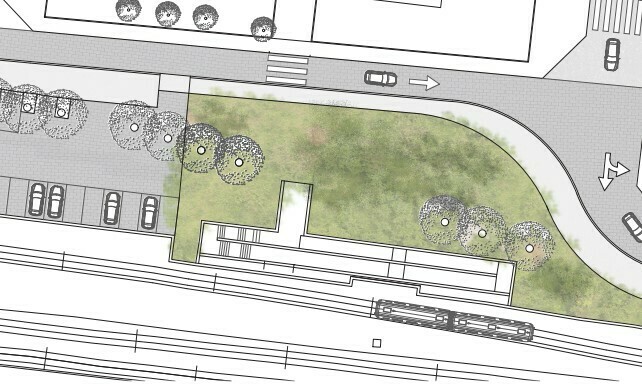 Imatge pels mitjans: Espai amb zona verda
