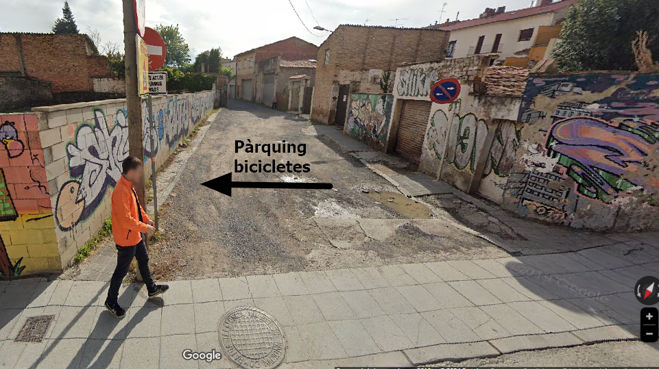 Imatge pels mitjans: Pàrquing de bicicletes al call de la Torrentera II