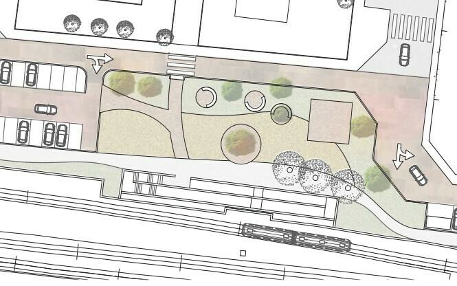 Imatge pels mitjans: Parc enjardinat amb espais per seure
